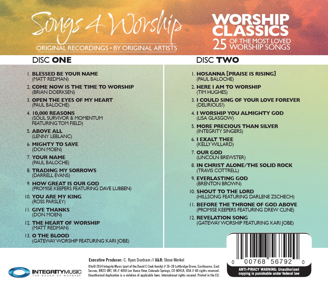 Songs 4 Worship - Worship Classics (2CD)