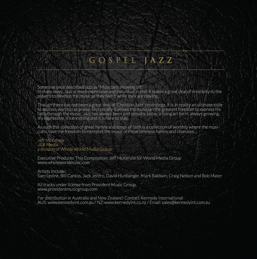 재즈로 만나는 찬송가 연주(Gospel Jazz) [재발매] (2CD)